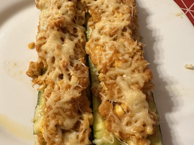 Cliquez pour zoomer ! Courgettes farcies au thon Thermomix par christelle_1235