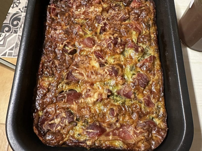 Cliquez pour zoomer ! Quiche à la patate douce, feta et jambon cru Thermomix par christelle_1235