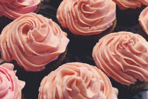 Cliquez pour zoomer ! Cupcakes à la framboise Thermomix par Paulyne Contamine