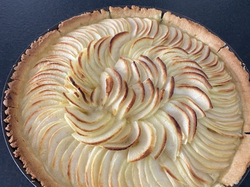 Cliquez pour zoomer ! Tarte aux pommes alsacienne Thermomix par ornella_73