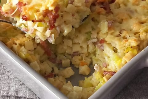 Cliquez pour zoomer ! Gratin de crozets aux courgettes et saumon fumé Thermomix par Angeliquea67