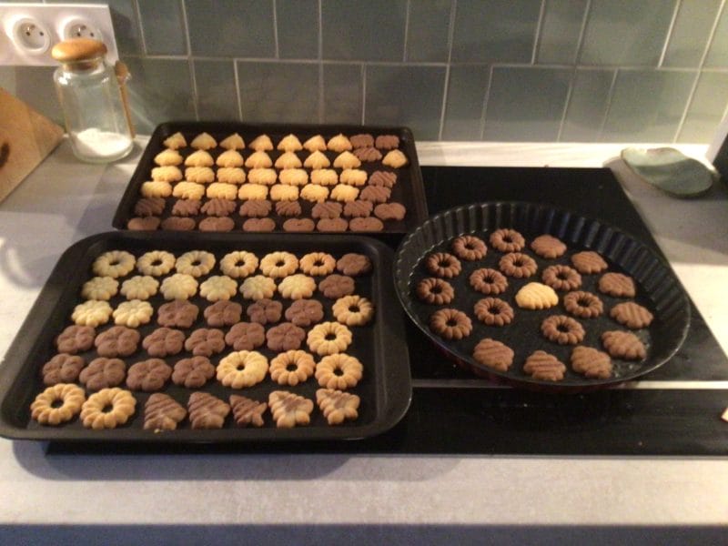 Cliquez pour zoomer ! Sablés à la presse à biscuits Thermomix par vicococo