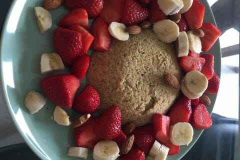 Cliquez pour zoomer ! Bowl cake banane et pépites de chocolat au Thermomix