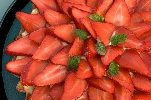 Cliquez pour zoomer ! Tarte aux fraises Thermomix par yas_dak