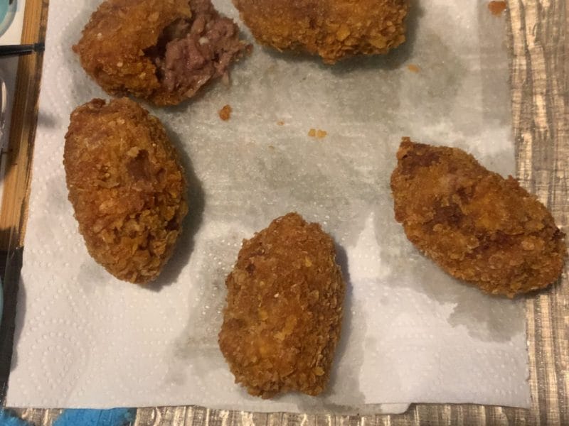 Cliquez pour zoomer ! Menchi-katsu – Boeuf haché pané Thermomix par marine_1651