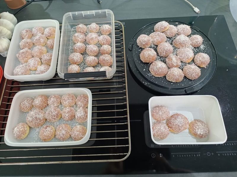 Cliquez pour zoomer ! Boules coco et confiture Thermomix par france22