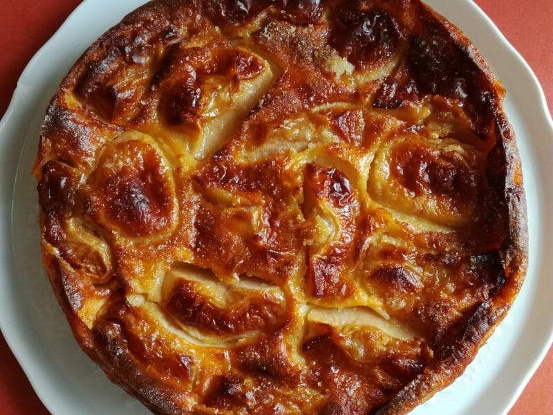 Flognarde aux pommes au Thermomix - Cookomix