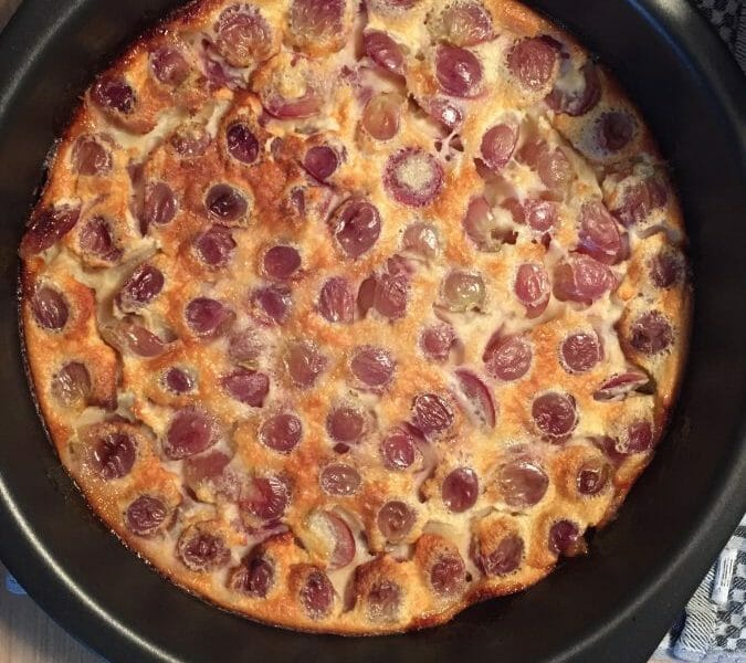 Clafoutis Aux Raisins Frais Au Thermomix Cookomix