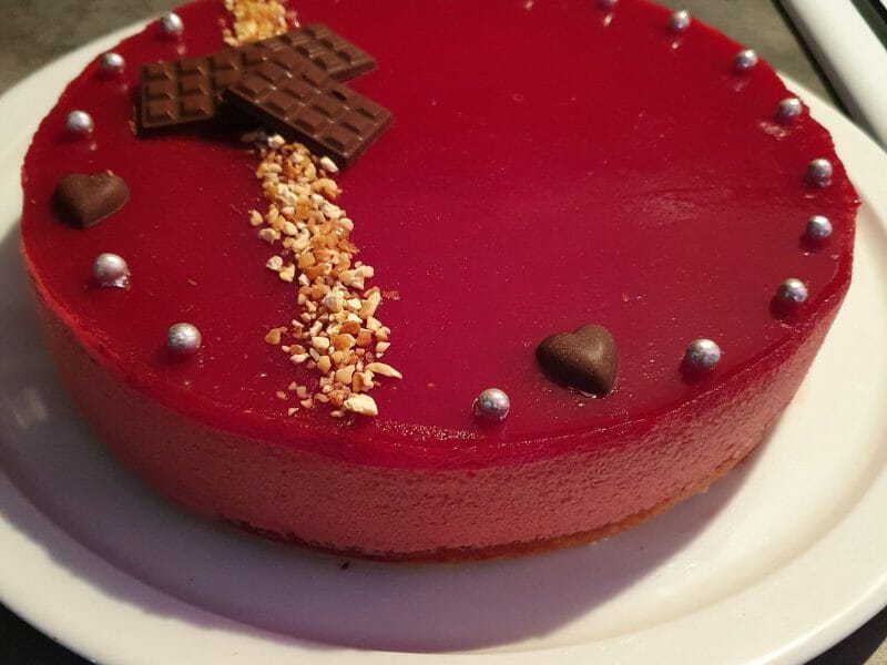 Cliquez pour zoomer ! Bavarois aux framboises Thermomix par Alex52