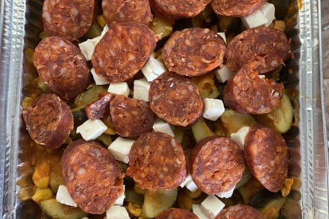 Cliquez pour zoomer ! Poêlée de courgettes à la mexicaine Thermomix par Biscotte