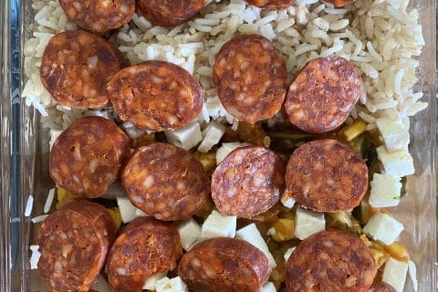 Cliquez pour zoomer ! Poêlée de courgettes à la mexicaine Thermomix par Biscotte