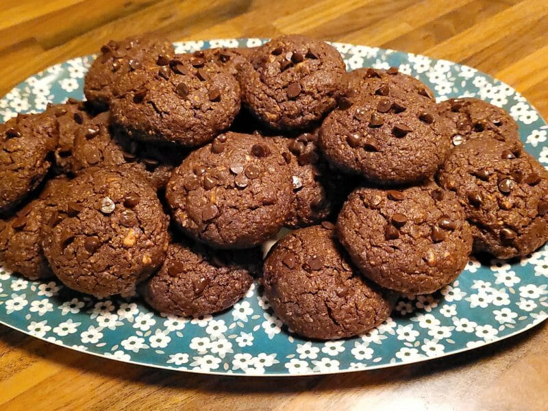 Cliquez pour zoomer ! Cookies avoine et chocolat Thermomix par Fabille