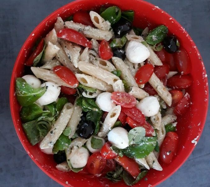 Cliquez pour zoomer ! Salade de penne à l’italienne Thermomix par Maryse.A