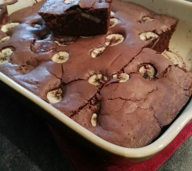 Cliquez pour zoomer ! Brownie fondant choco-banane Thermomix par Natha1774