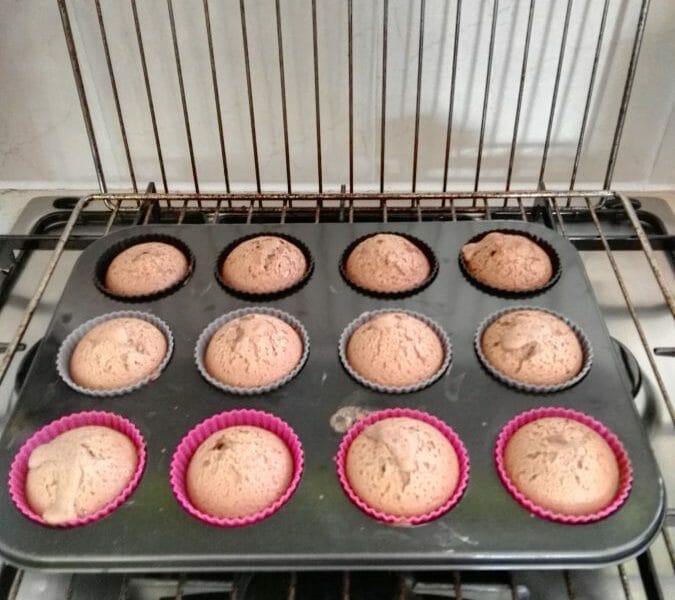 Cliquez pour zoomer ! Muffins aux deux chocolats Thermomix par Natha1774