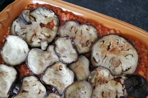 Cliquez pour zoomer ! Moussaka de lentilles corail Thermomix par Natha1774