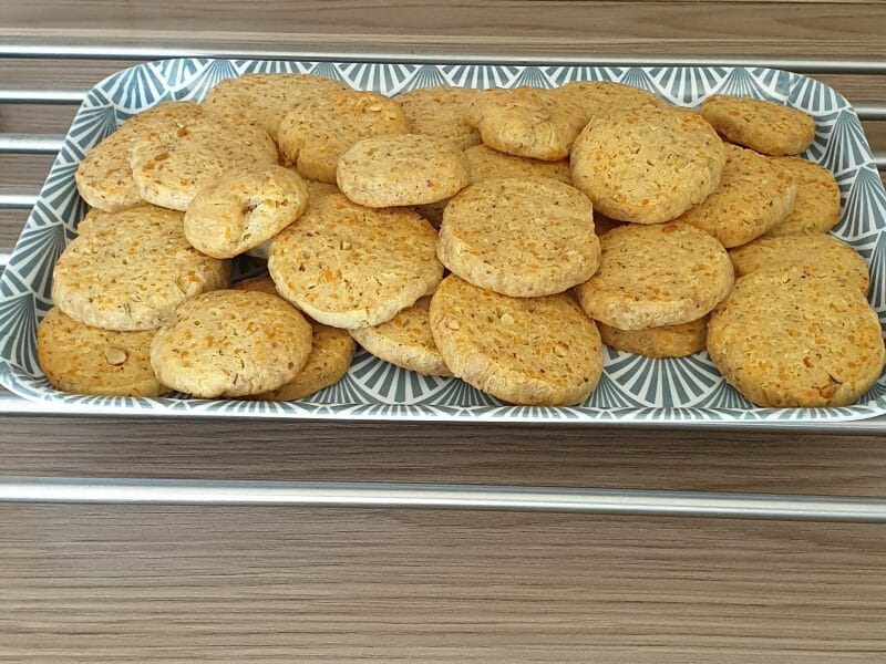 Cliquez pour zoomer ! Cookies noix et roquefort Thermomix par AB86