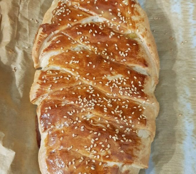 Cliquez pour zoomer ! Feuilleté saumon et poireaux Thermomix par faha