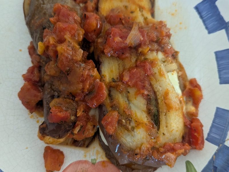 Cliquez pour zoomer ! Roulés d’aubergines au jambon Thermomix par cegym