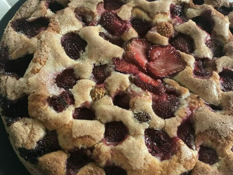 Cliquez pour zoomer ! Gâteau aux fraises Thermomix par sceline45