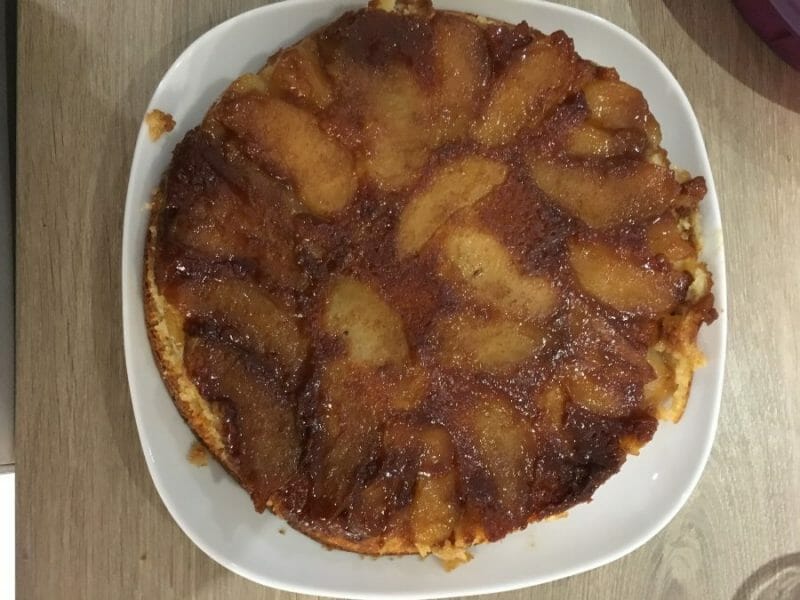Cliquez pour zoomer ! Gâteau renversé aux pommes caramélisées Thermomix par Mathilde_8