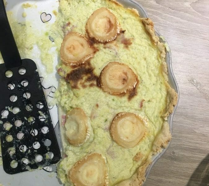 Cliquez pour zoomer ! Tarte courgette, jambon & chèvre Thermomix par Mathilde_8