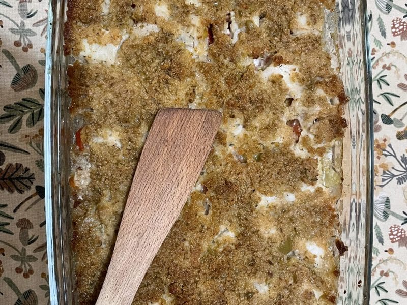 Cliquez pour zoomer ! Cabillaud en croûte d’olives vertes Thermomix par Evounette33