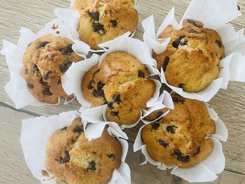 Cliquez pour zoomer ! Muffins aux pépites de chocolat Thermomix par Evounette33