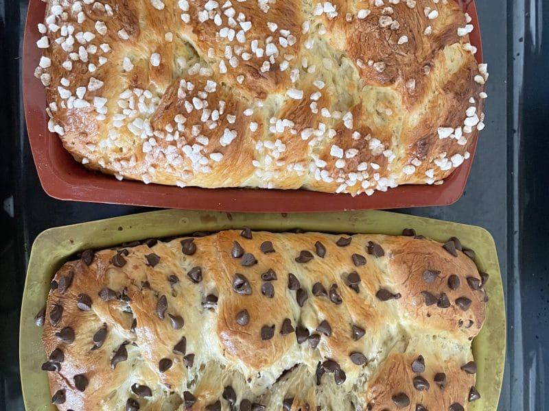Cliquez pour zoomer ! Brioche tressée à la mie filante Thermomix par Evounette33