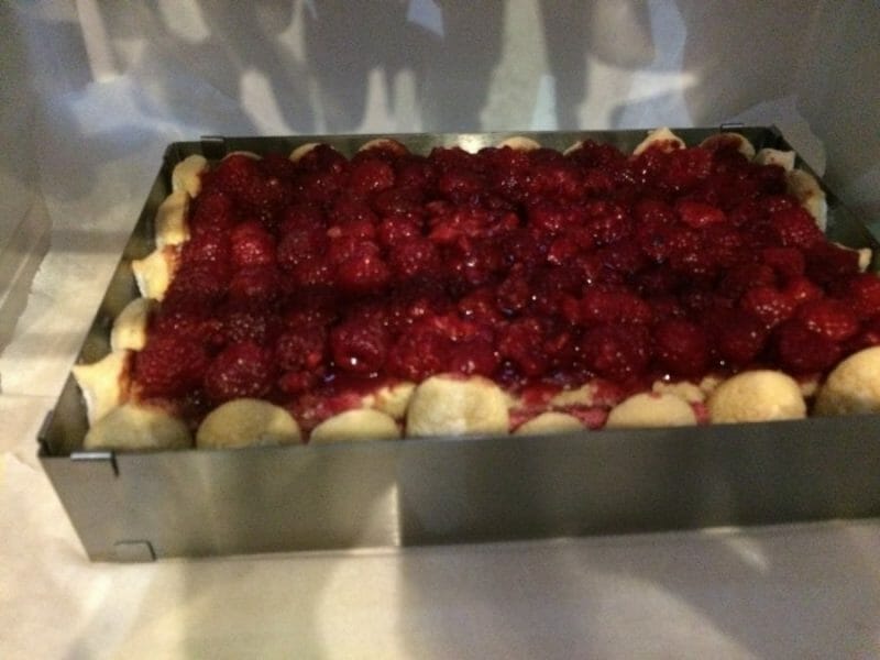 Cliquez pour zoomer ! Mousse à la framboise et son coulis Thermomix par melmyvan