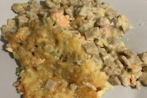 Cliquez pour zoomer ! Gratin de crozets aux courgettes et saumon fumé Thermomix par Mathilde60930