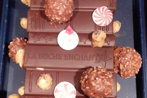 Cliquez pour zoomer ! Bûche Ferrero Rocher Thermomix par mumu80