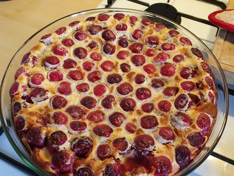 Cliquez pour zoomer ! Clafoutis aux cerises Thermomix par lounodine