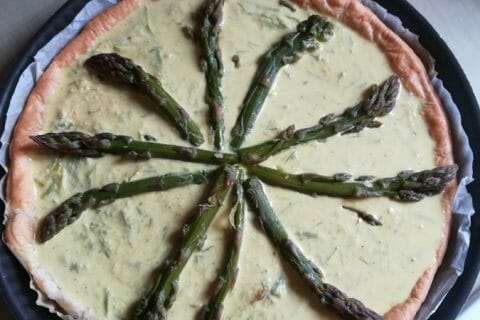 Cliquez pour zoomer ! Tarte asperges et ricotta Thermomix par lounodine