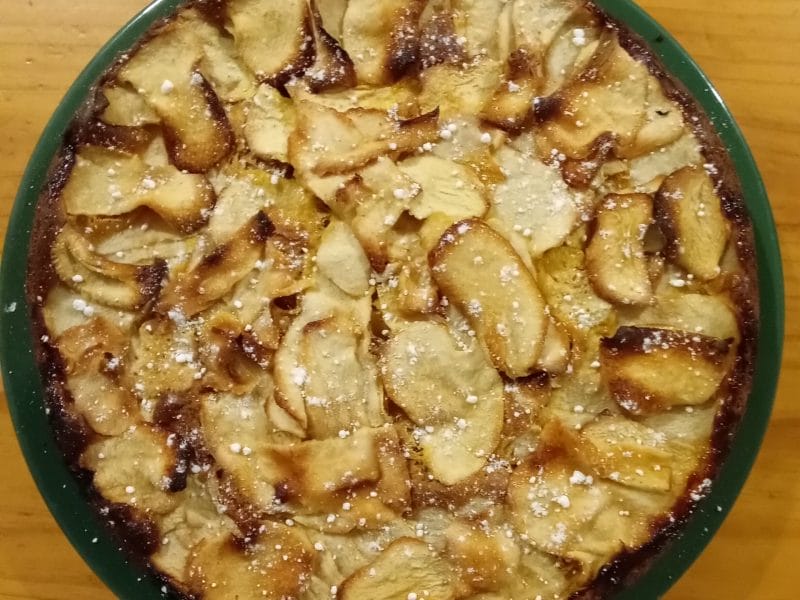 Cliquez pour zoomer ! Gâteau aux pommes et mascarpone Thermomix par isadu44