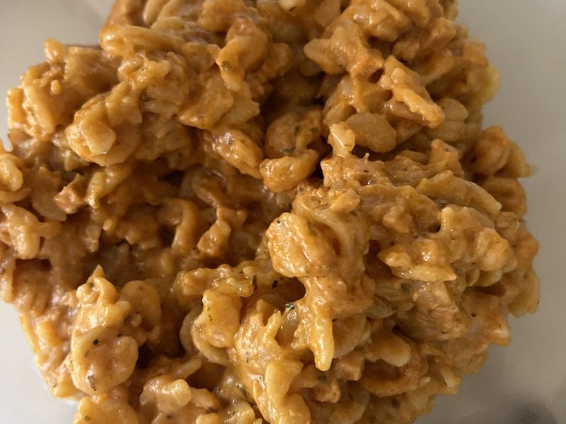 Cliquez pour zoomer ! One pot pasta aubergines, lardons et champignons Thermomix par MarionB51