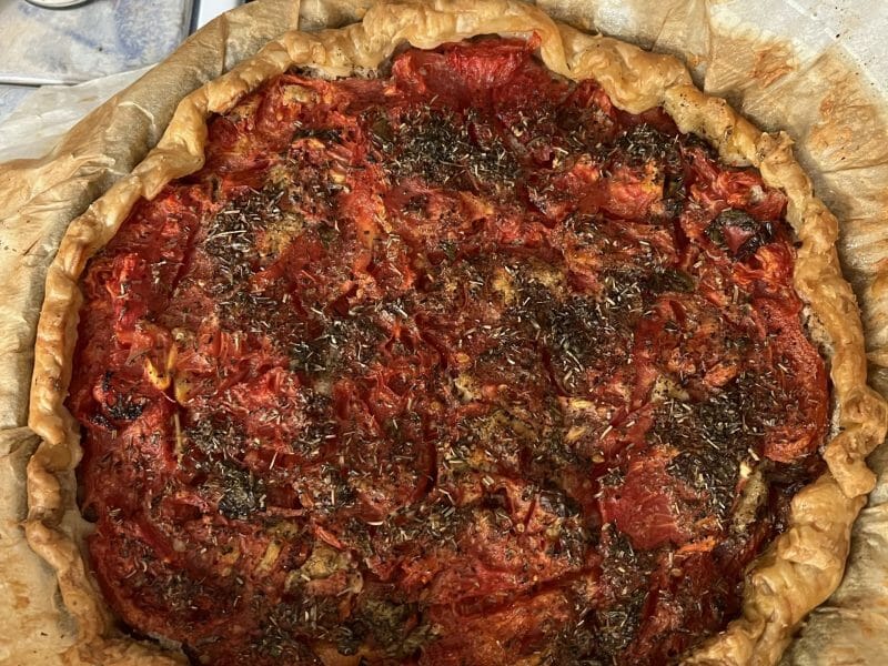 Cliquez pour zoomer ! Tarte tomates et amandes Thermomix par MarionB51