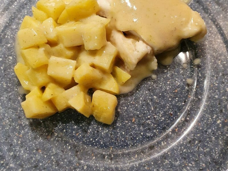 Cliquez pour zoomer ! Filet de cabillaud et sa sauce persillée Thermomix par jmlasoupe