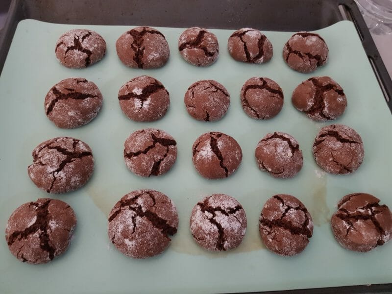 Cliquez pour zoomer ! Craquelés au chocolat Thermomix par JUJUCHECHE83
