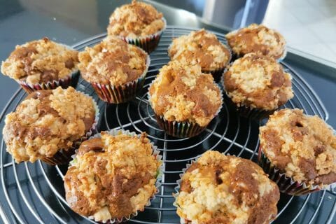 Cliquez pour zoomer ! Muffins aux pommes façon crumble Thermomix par Anna62