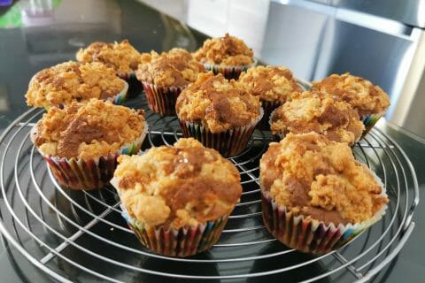 Cliquez pour zoomer ! Muffins aux pommes façon crumble Thermomix par Anna62