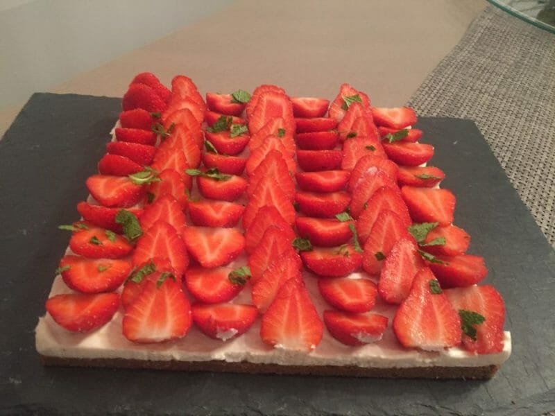 Cliquez pour zoomer ! Tarte aux fraises sans cuisson Thermomix par woifa