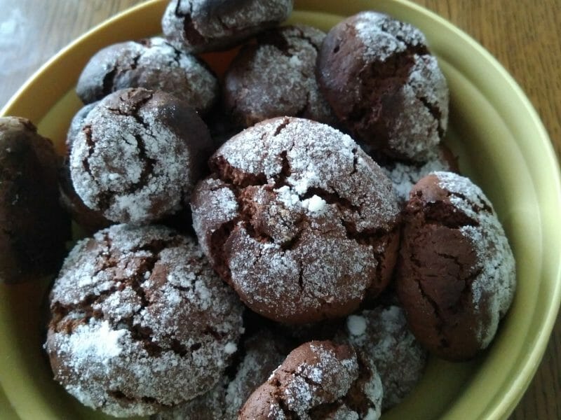 Cliquez pour zoomer ! Craquelés au chocolat Thermomix par Laure.mad