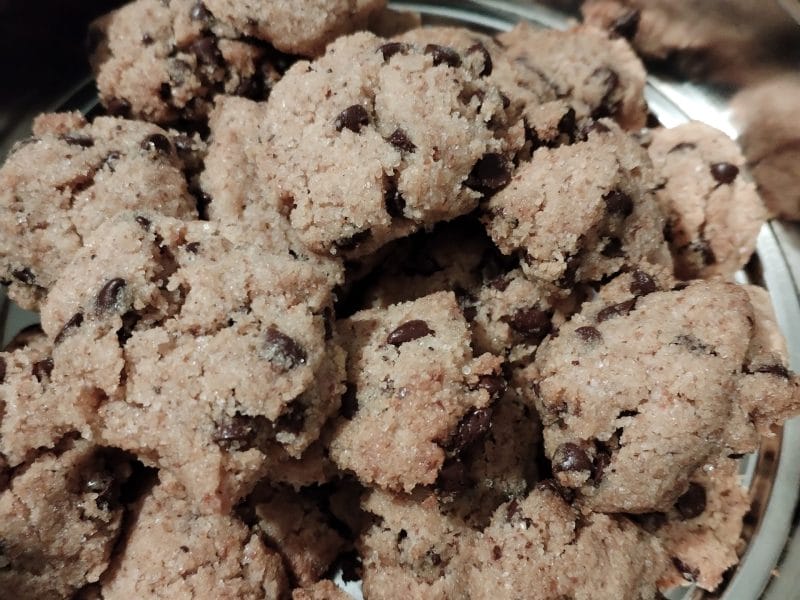 Cliquez pour zoomer ! Cookies au pain rassis et pépites de chocolat Thermomix par emiii19