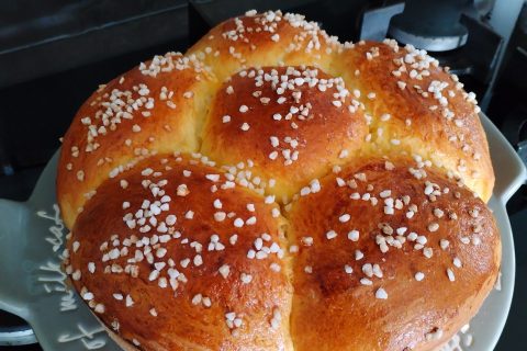 Cliquez pour zoomer ! Brioche à la semoule de blé Thermomix par emiii19