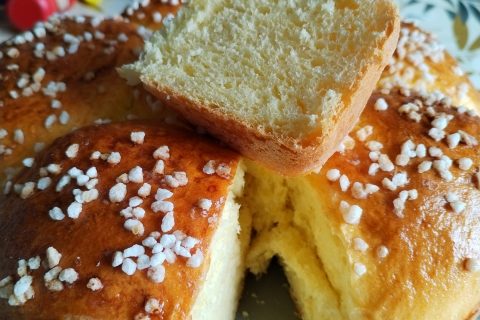 Cliquez pour zoomer ! Brioche à la semoule de blé Thermomix par emiii19