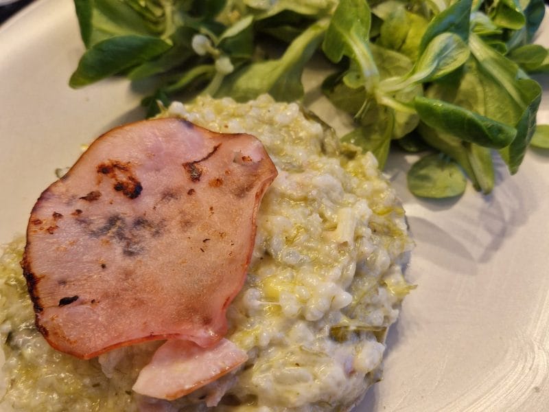 Cliquez pour zoomer ! Risotto poireaux et lardons Thermomix par Manon_8