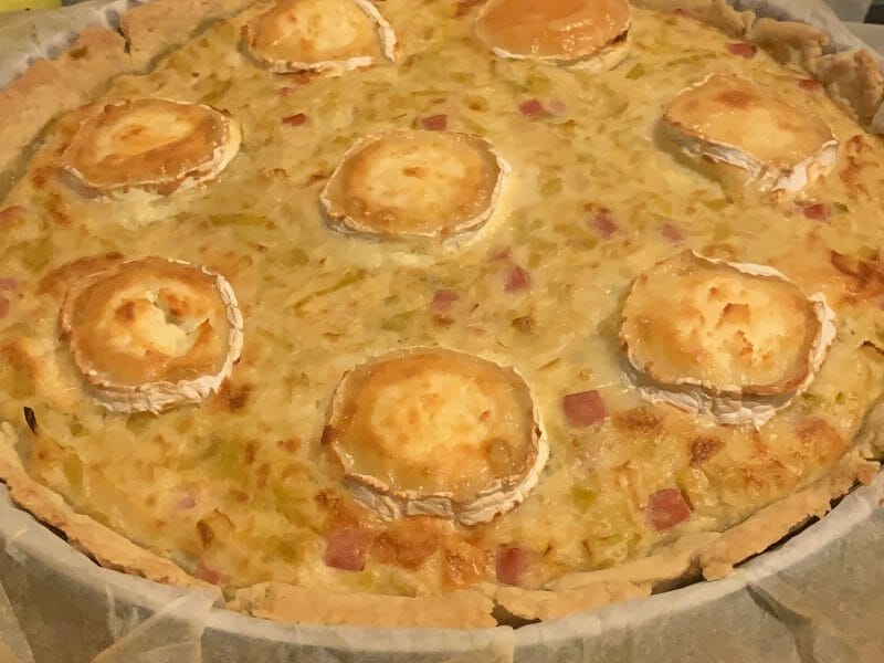 Cliquez pour zoomer ! Tarte aux poireaux Thermomix par Lind@13370