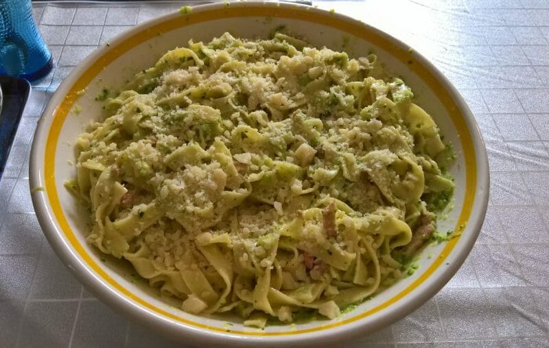 Cliquez pour zoomer ! Pâtes aux courgettes façon carbonara Thermomix par CandyNeige