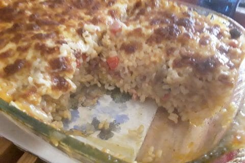 Cliquez pour zoomer ! Gratin de riz façon pizza Thermomix par CandyNeige